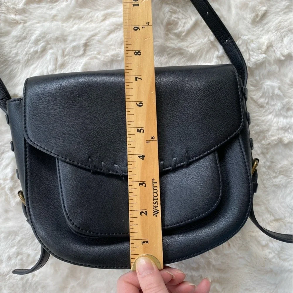 Lucky Brand‎ Women's Harley Crossbody Purse Bag Black Boho Casual Classic